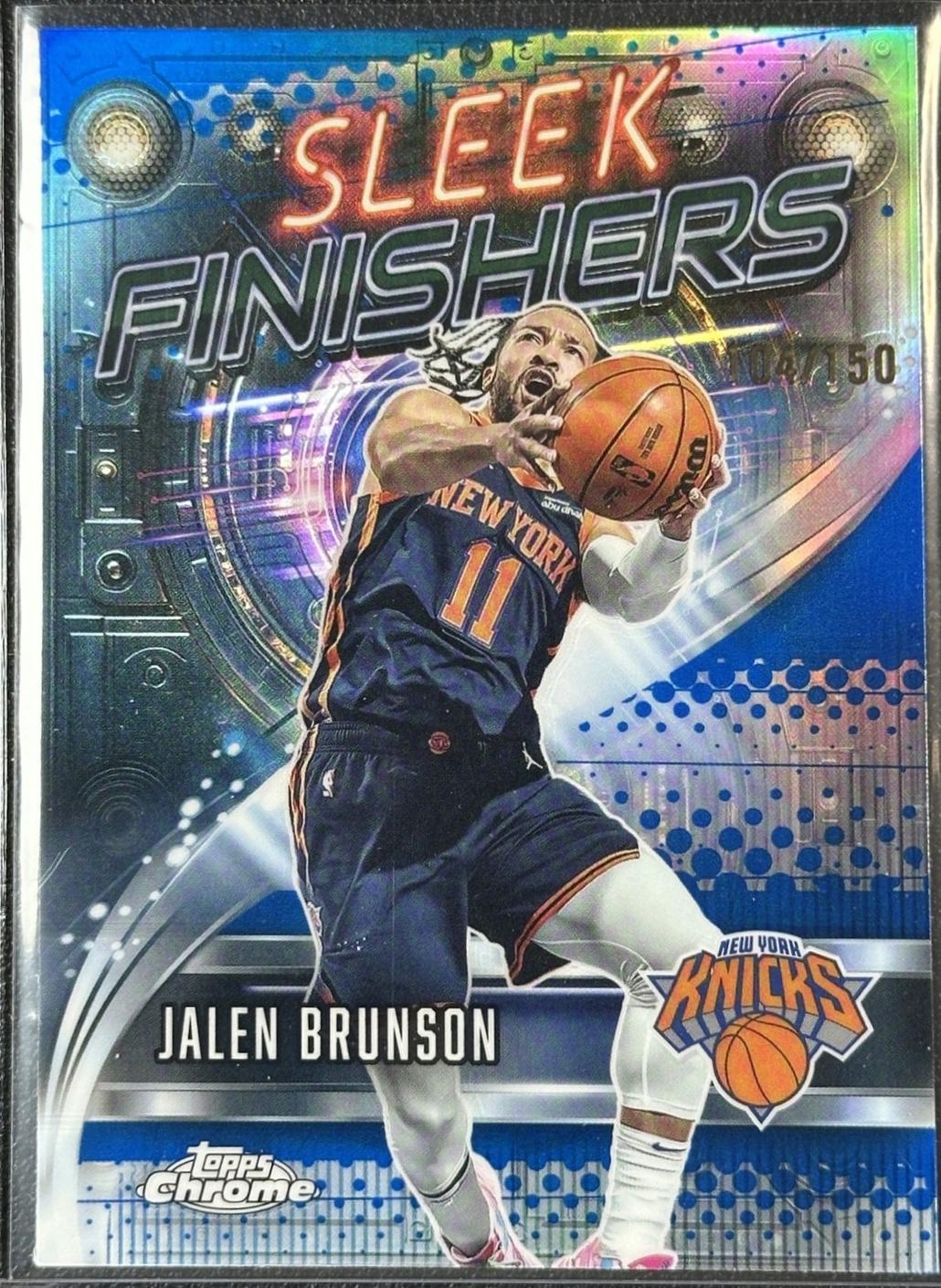 Jalen Brunson [Refractor Blue] #SF-11