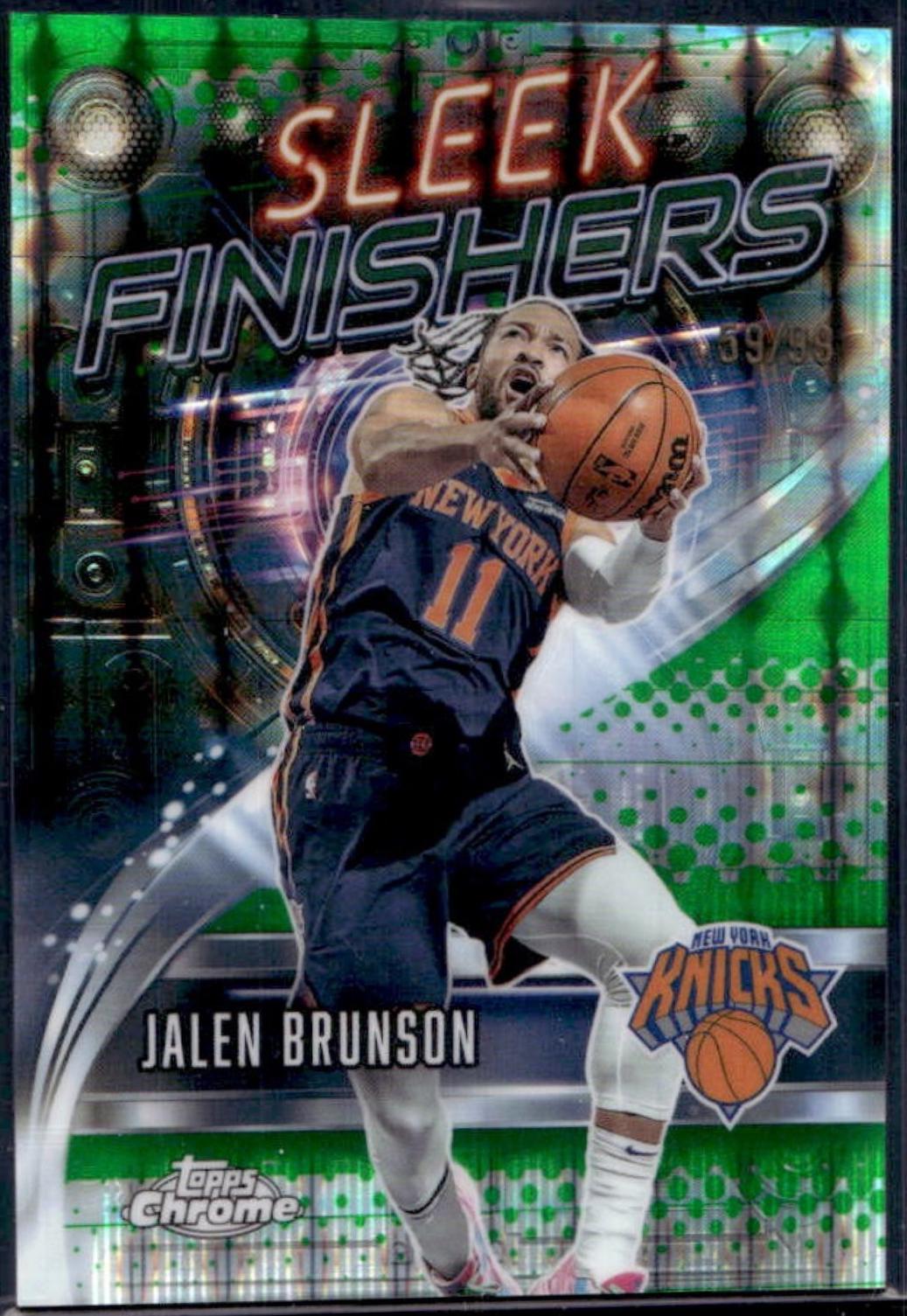 Jalen Brunson [Refractor Green Geometric] #SF-11