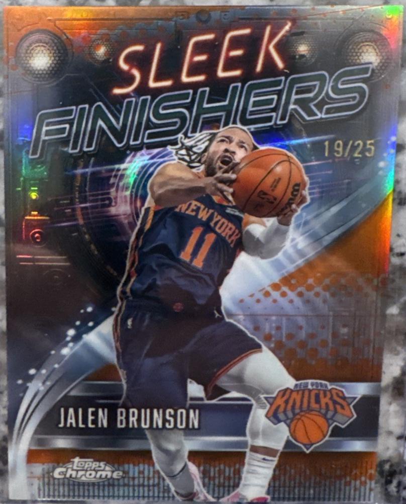 Jalen Brunson [Refractor Orange] #SF-11