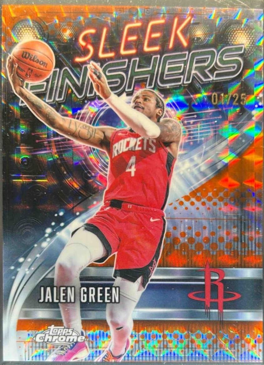 Jalen Green [Refractor Orange Geometric] #SF-6
