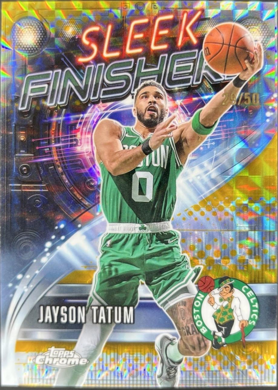 Jayson Tatum [Refractor Gold Geometric] #SF-5