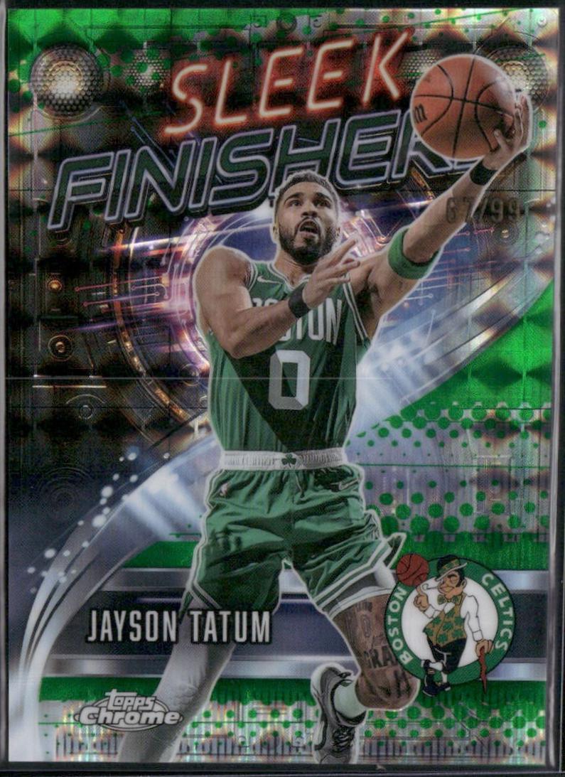 Jayson Tatum [Refractor Green Geometric] #SF-5