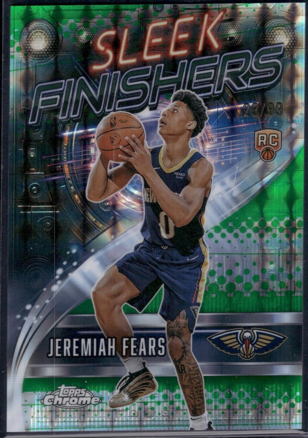 Jeremiah Fears [Refractor Green Geometric] #SF-27