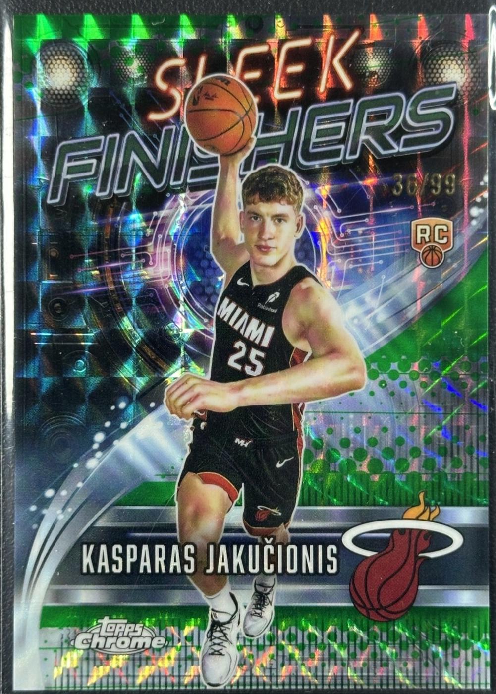 Kasparas Jakucionis [Refractor Green Geometric] #SF-30