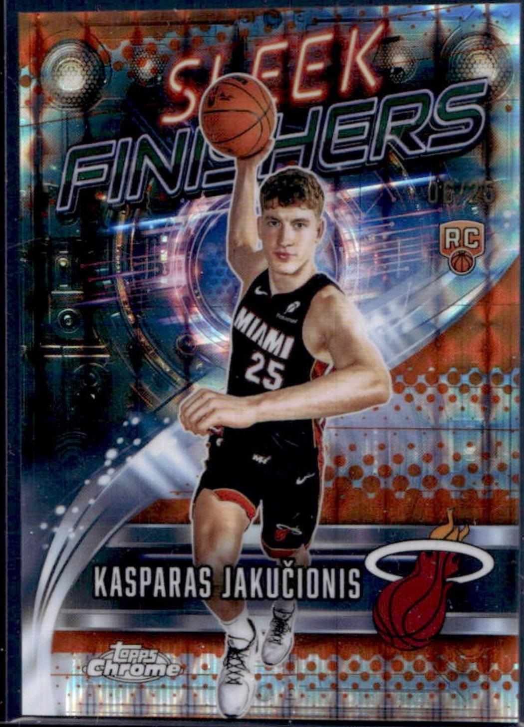Kasparas Jakucionis [Refractor Orange Geometric] #SF-30