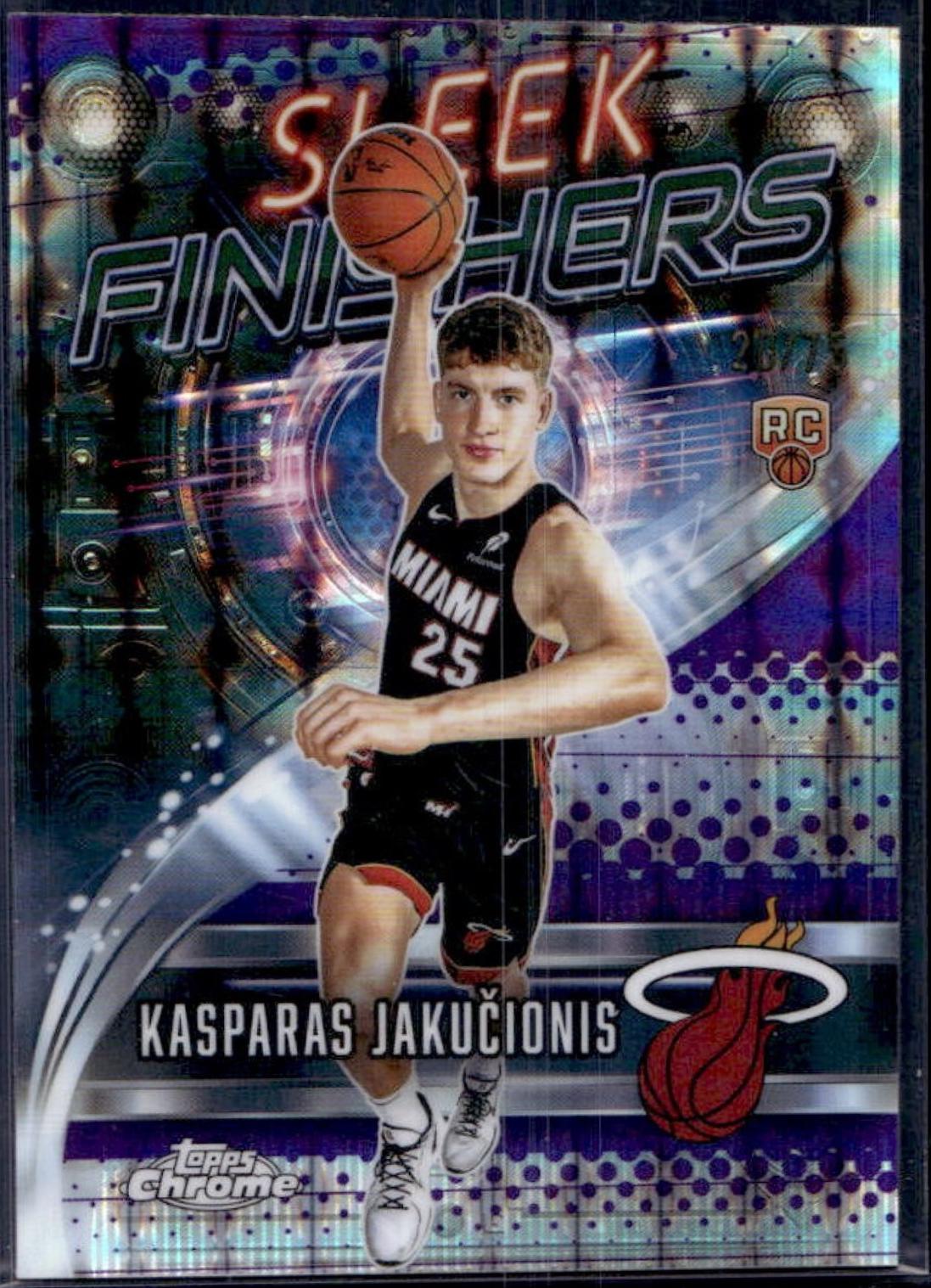 Kasparas Jakucionis [Refractor Purple Geometric] #SF-30