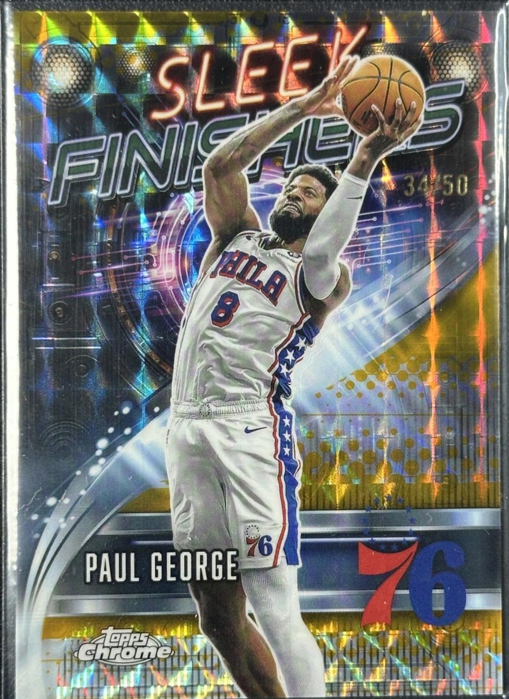 Paul George [Refractor Gold Geometric] #SF-16