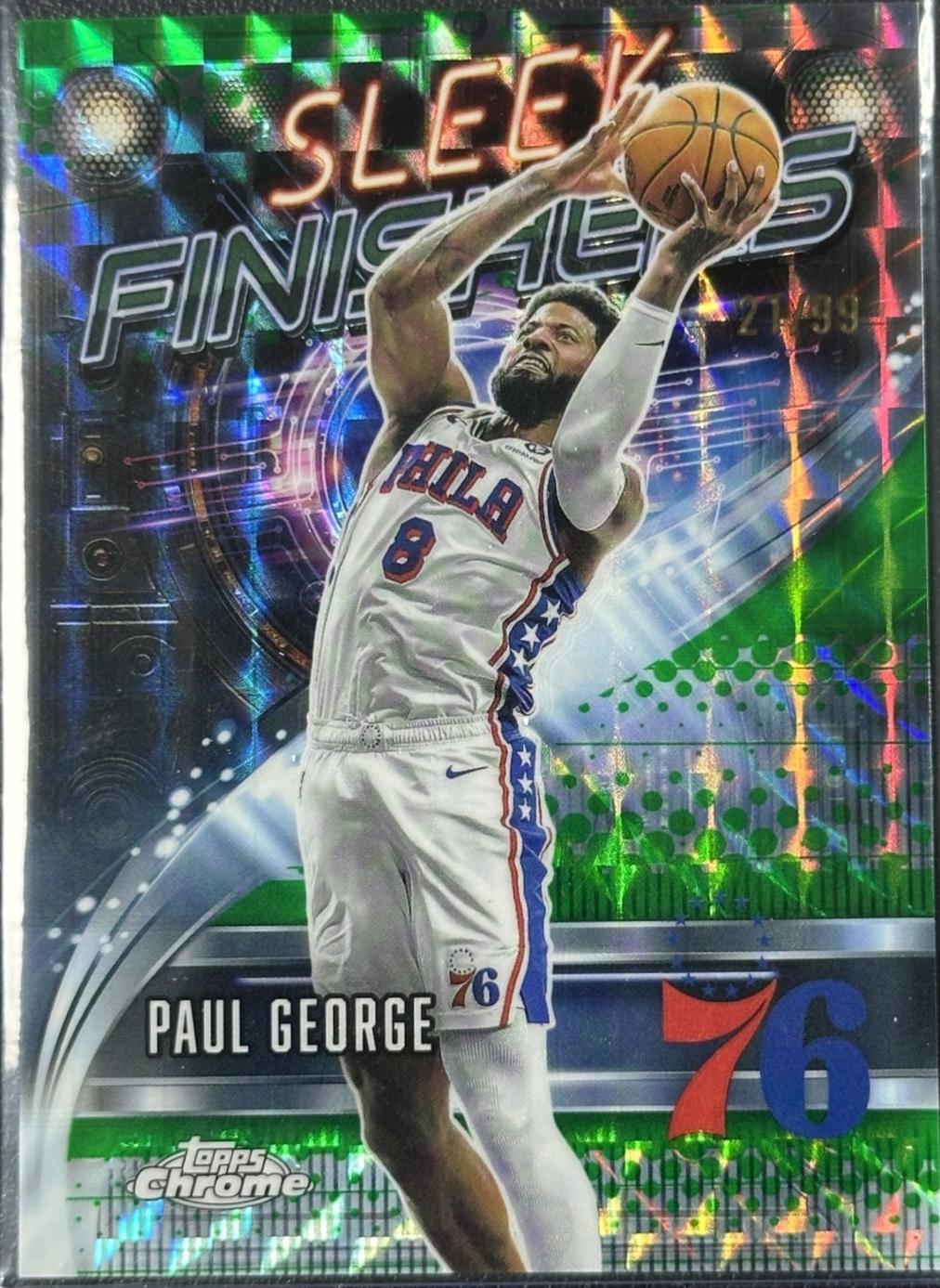 Paul George [Refractor Green Geometric] #SF-16
