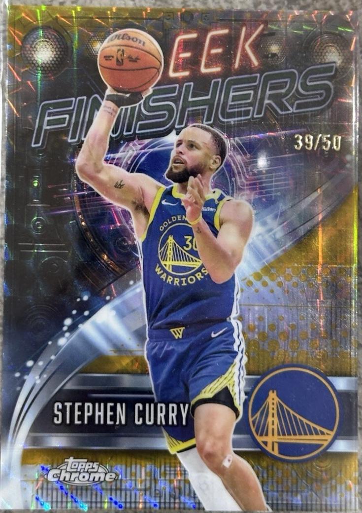 Stephen Curry [Refractor Gold Geometric] #SF-1