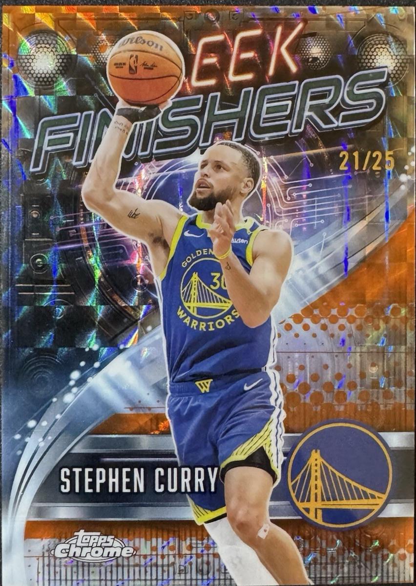 Stephen Curry [Refractor Orange Geometric] #SF-1