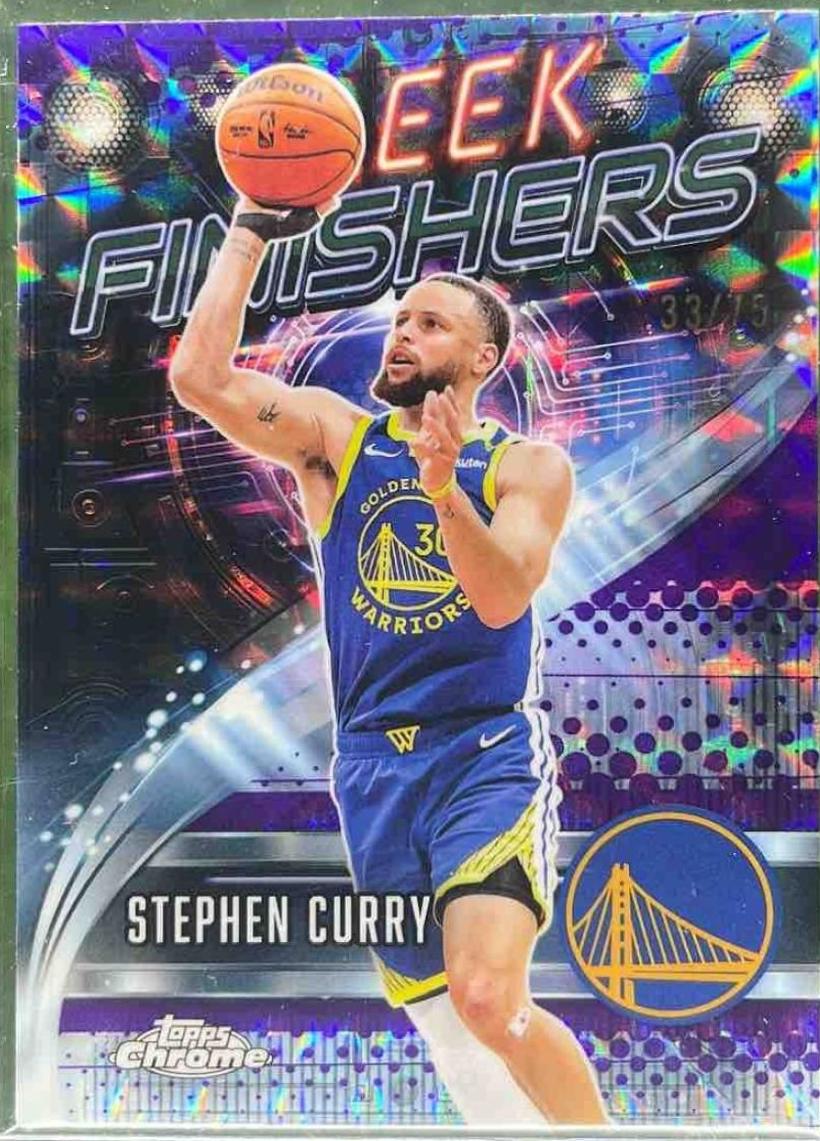 Stephen Curry [Refractor Purple Geometric] #SF-1