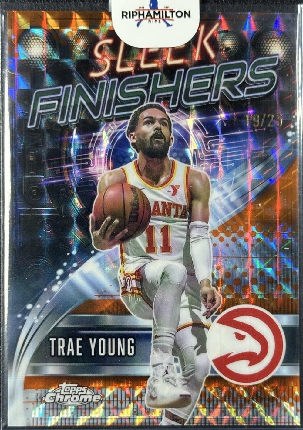Trae Young [Refractor Orange Geometric] #SF-20