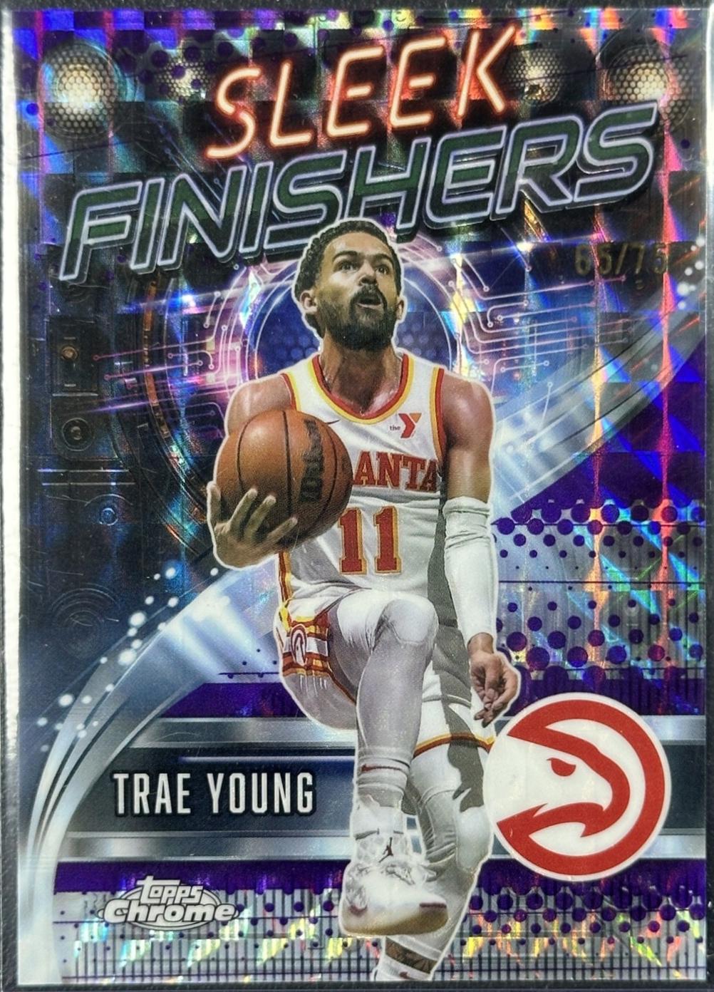 Trae Young [Refractor Purple Geometric] #SF-20