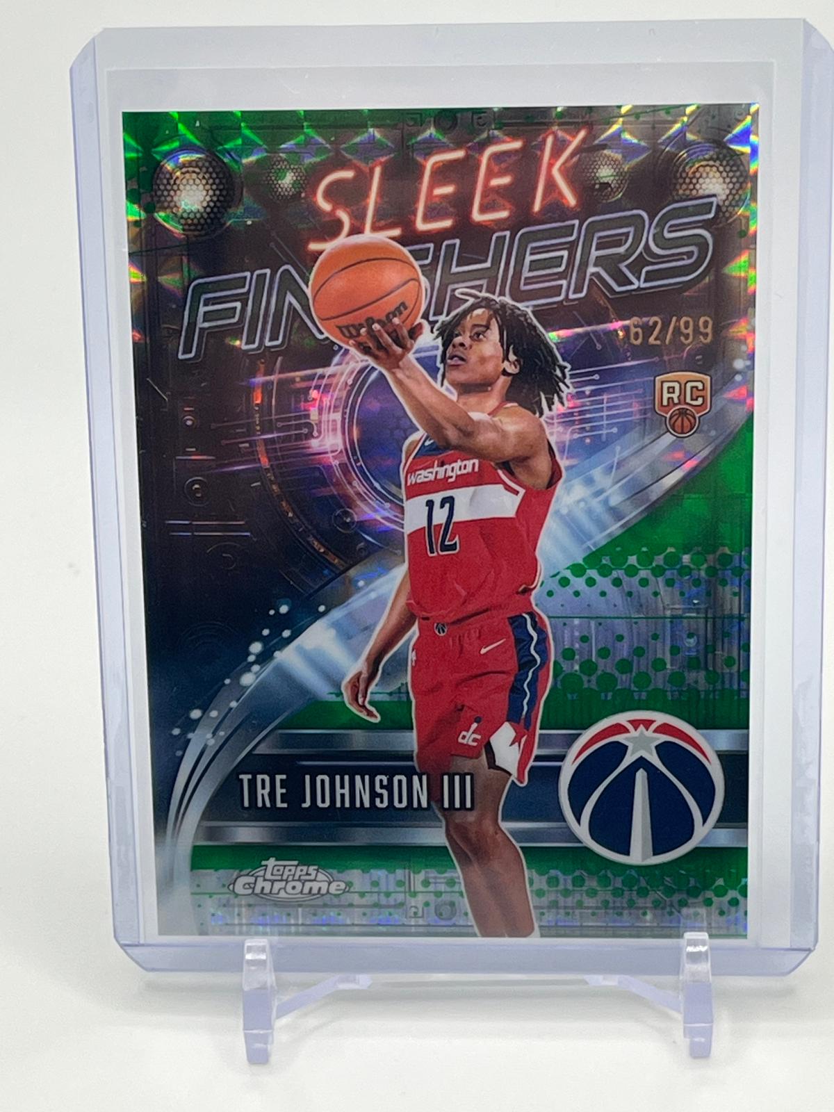 Tre Johnson III [Refractor Green Geometric] #SF-26