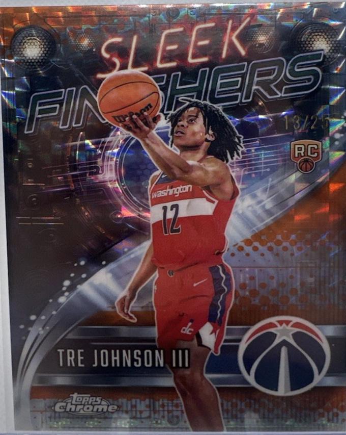 Tre Johnson III [Refractor Orange Geometric] #SF-26