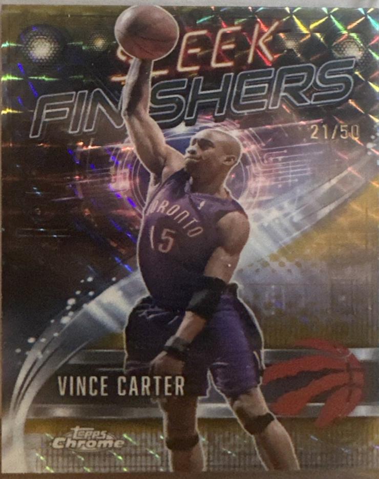 Vince Carter [Refractor Gold Geometric] #SF-10
