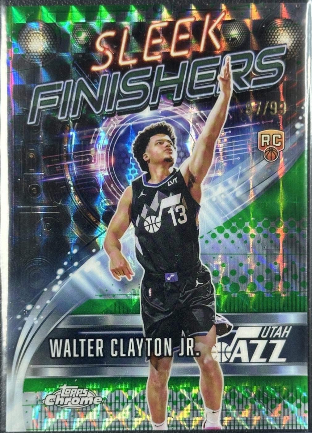 Walter Clayton Jr. [Refractor Green] #SF-28
