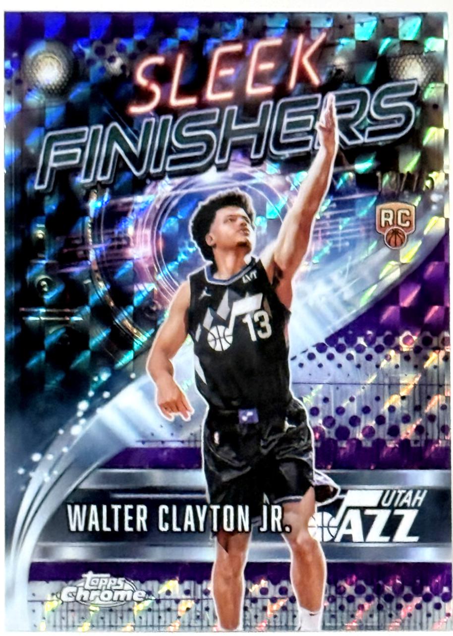 Walter Clayton Jr. [Refractor Purple Geometric] #SF-28
