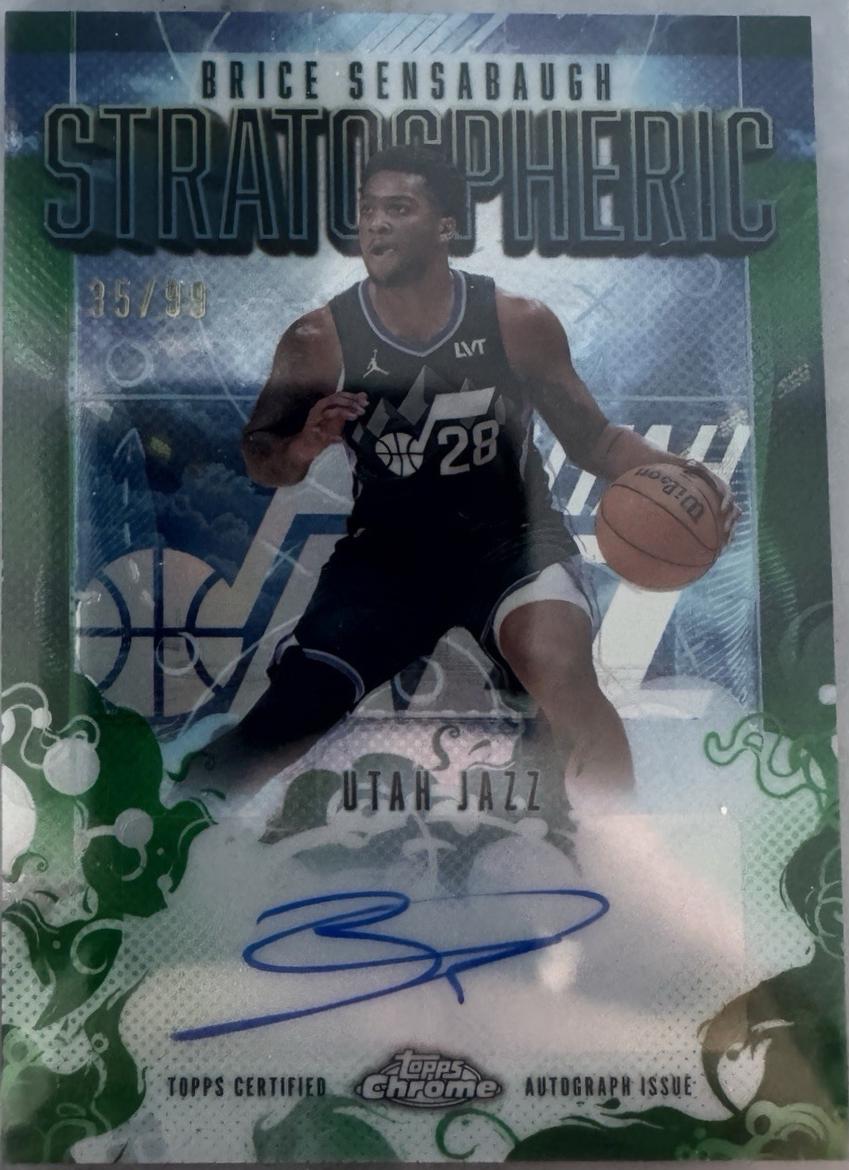 Brice Sensabaugh [Refractor Green] #SM-BS