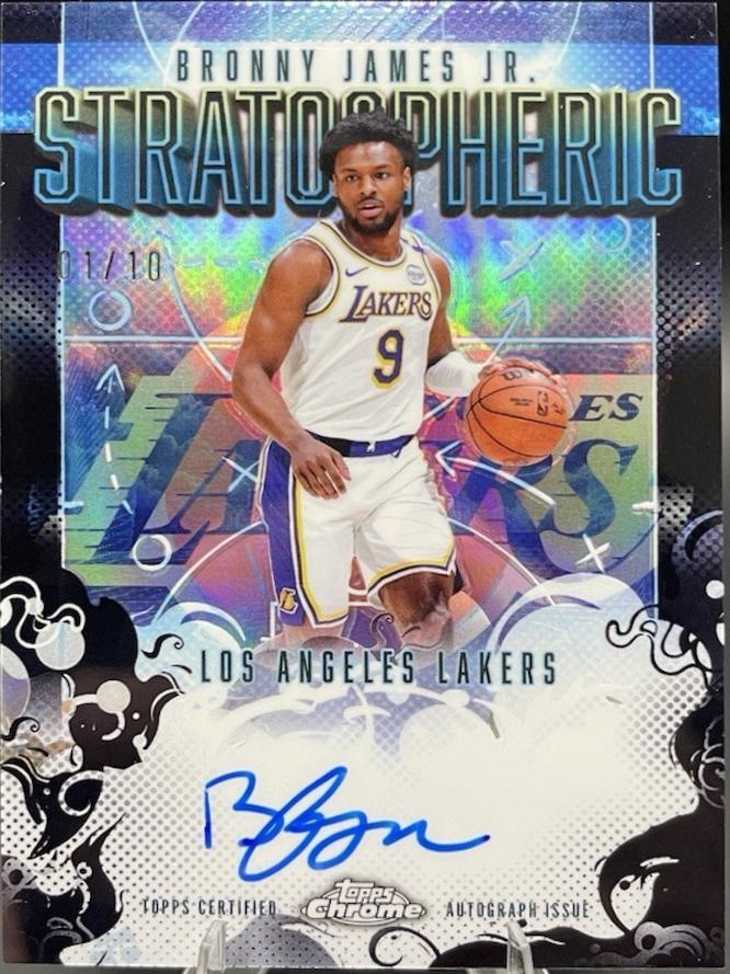 Bronny James Jr. [Refractor Black] #SM-BJJ