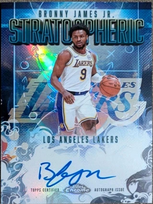 Bronny James Jr. [Refractor] #SM-BJJ