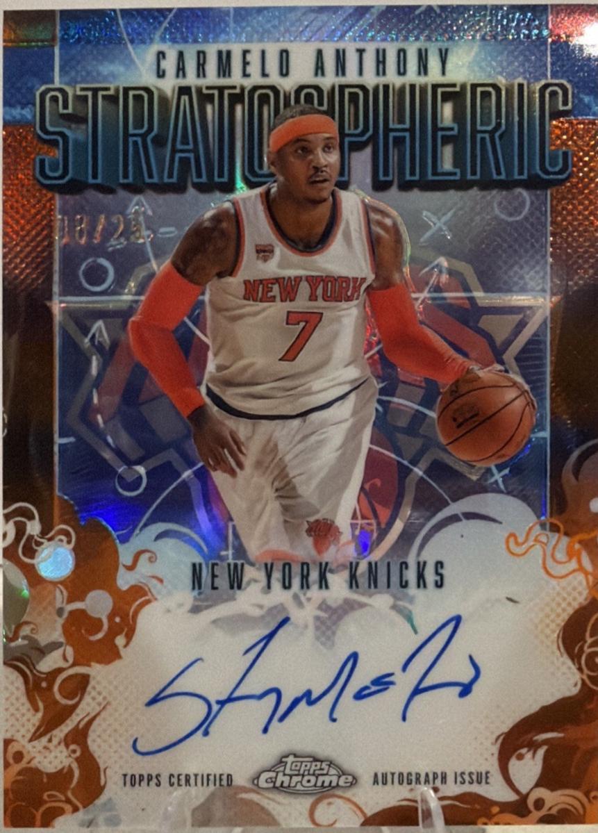 Carmelo Anthony [Refractor Orange] #SM-CA