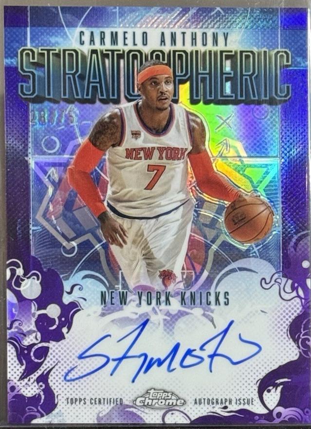 Carmelo Anthony [Refractor Purple] #SM-CA