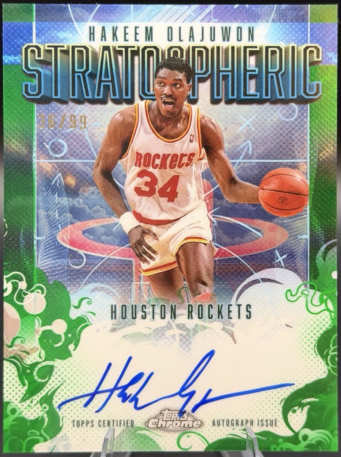Hakeem Olajuwon [Refractor Green] #SM-HO