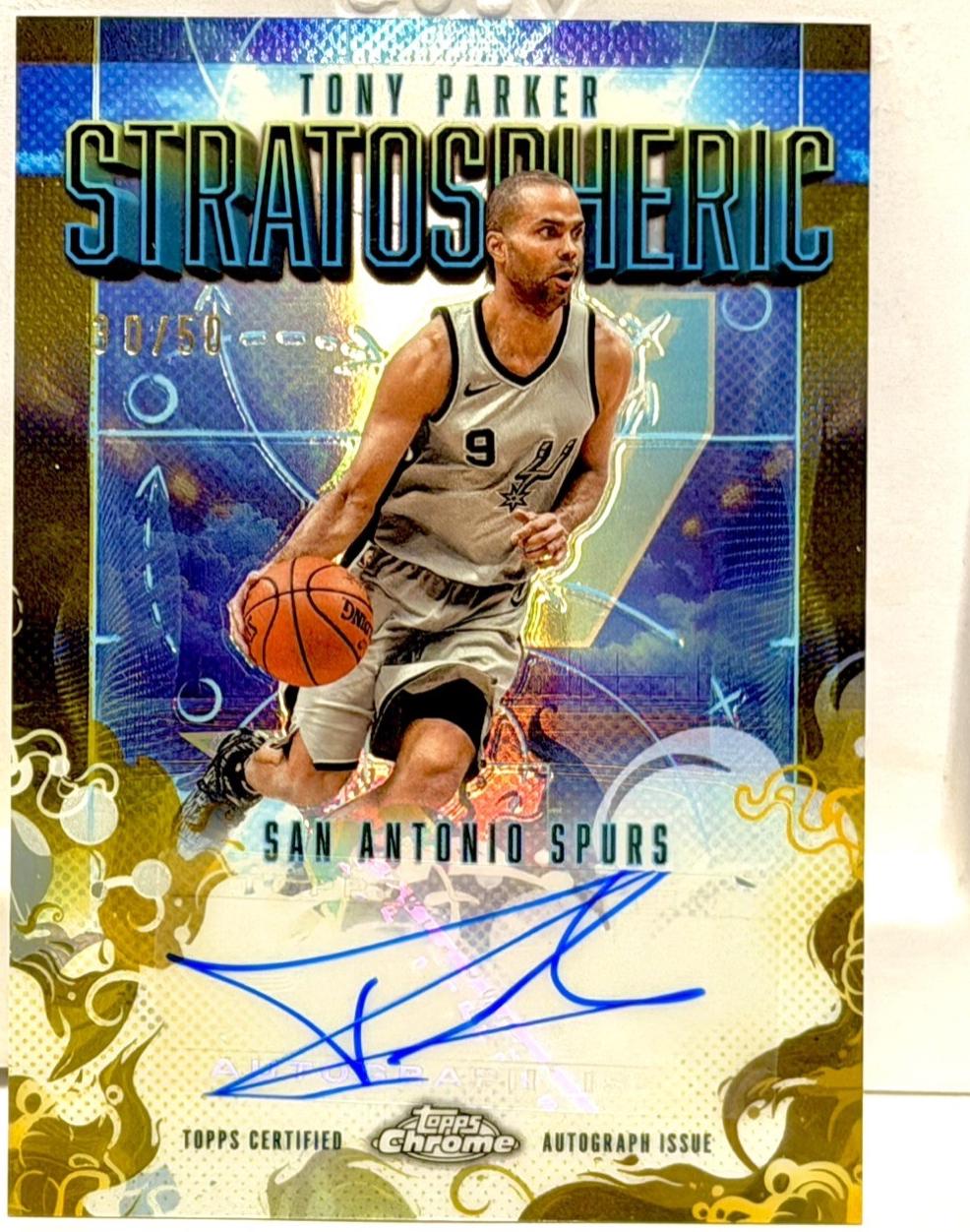 Tony Parker [Refractor Gold] #SM-TP