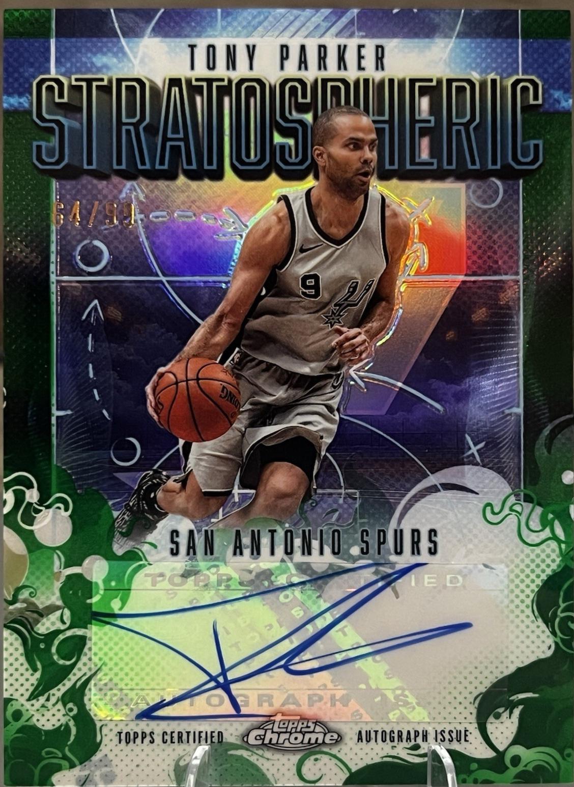 Tony Parker [Refractor Green] #SM-TP