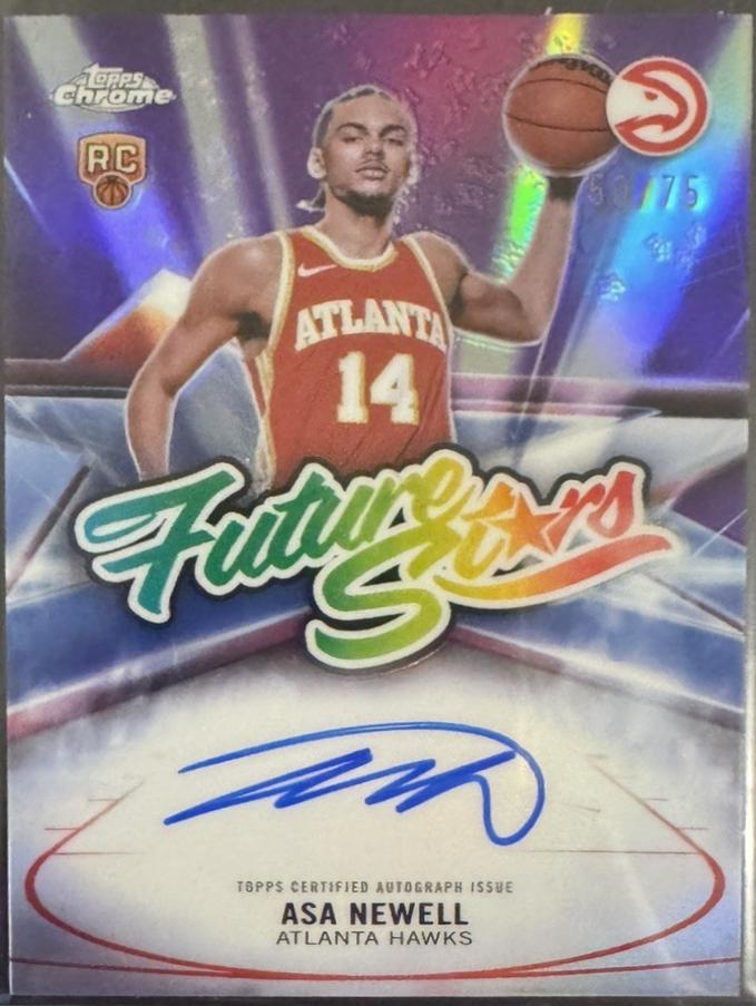 Asa Newell [Refractor Purple] #SMR-AN
