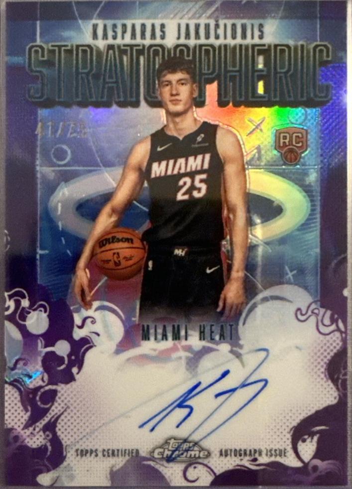 Kasparas Jakucionis [Refractor Geometric Purple] #SMR-KJ