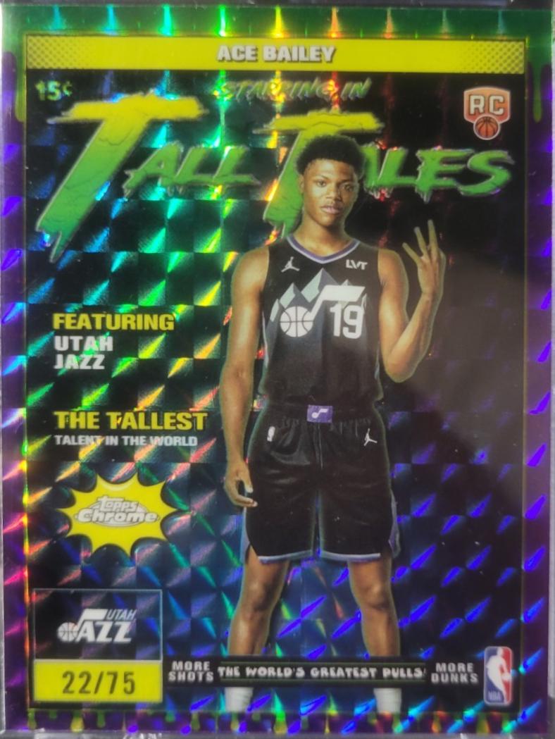 Ace Bailey [Refractor Purple Geometric] #TT-23