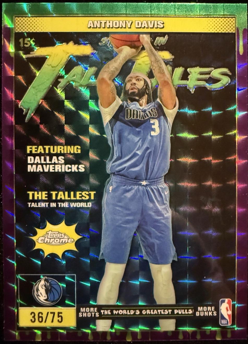 Anthony Davis [Refractor Purple Geometric] #TT-5