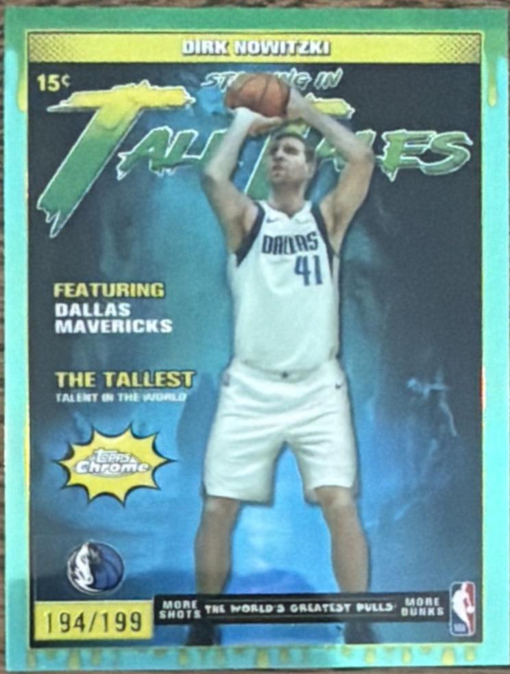 Dirk Nowitzki [Refractor Aqua] #TT-13