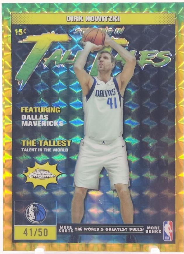 Dirk Nowitzki [Refractor Gold Geometric] #TT-13