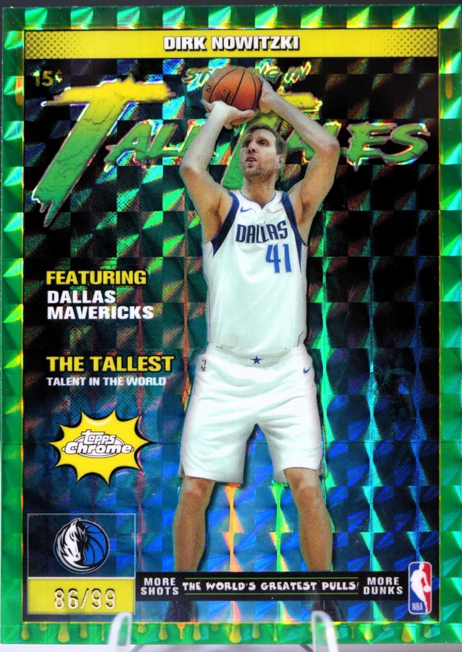 Dirk Nowitzki [Refractor Green Geometric] #TT-13