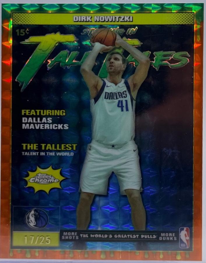 Dirk Nowitzki [Refractor Orange Geometric] #TT-13