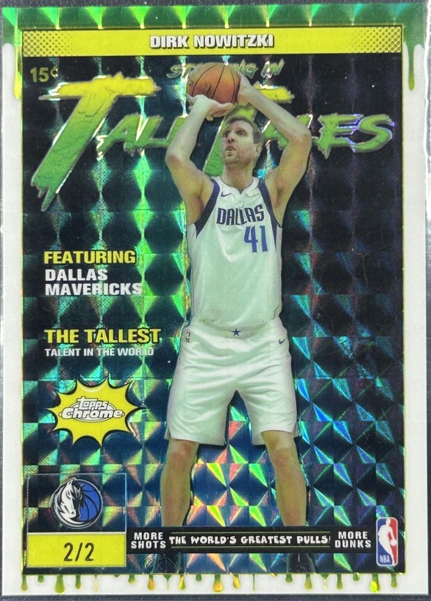 Dirk Nowitzki [Refractor White Geometric] #TT-13