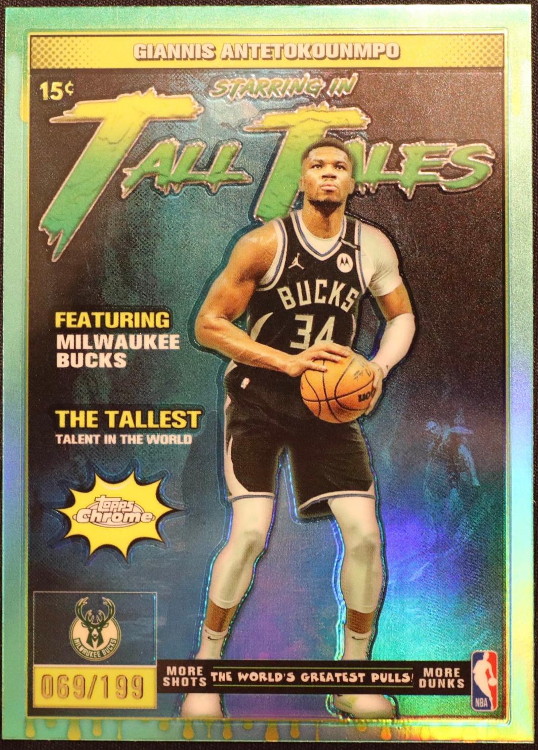 Giannis Antetokounmpo [Refractor Aqua] #TT-2