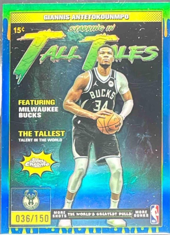 Giannis Antetokounmpo [Refractor Blue] #TT-2
