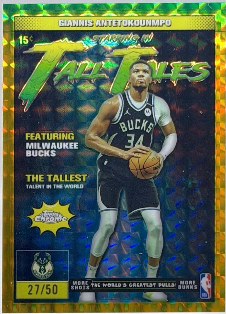 Giannis Antetokounmpo [Refractor Gold] #TT-2