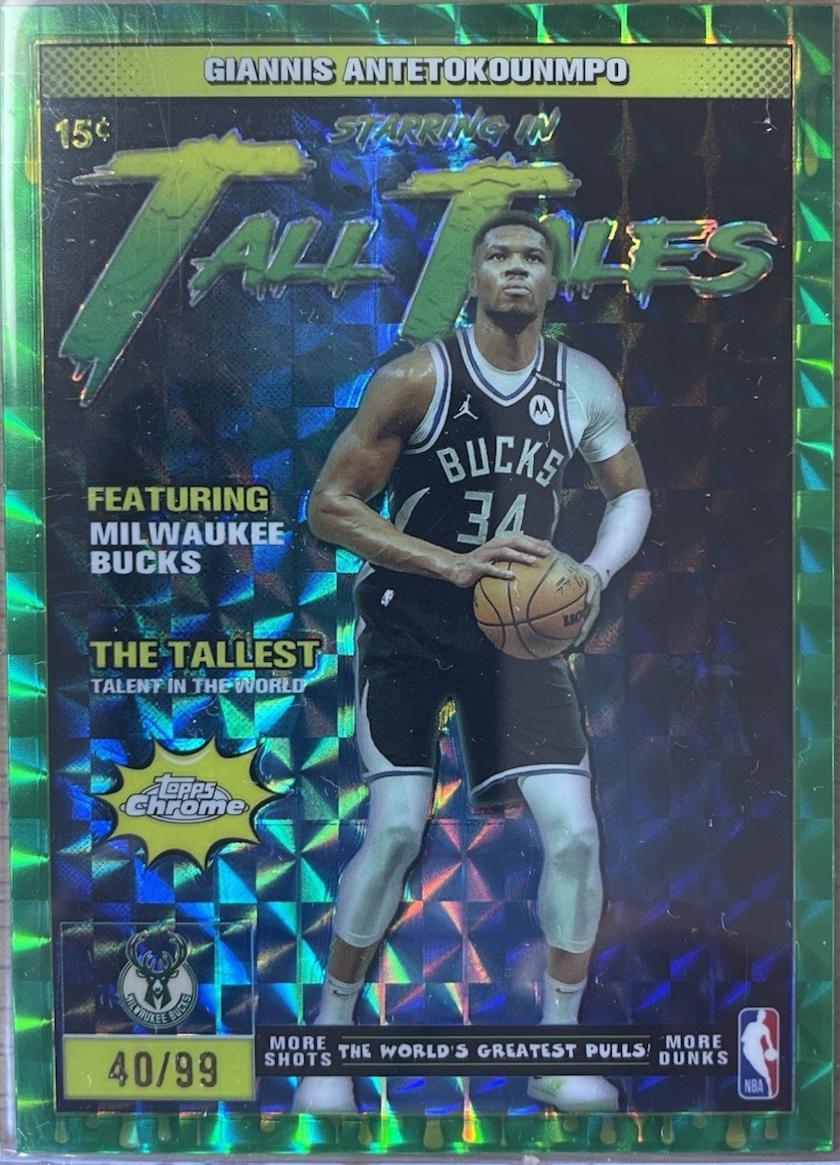 Giannis Antetokounmpo [Refractor Green Geometric] #TT-2