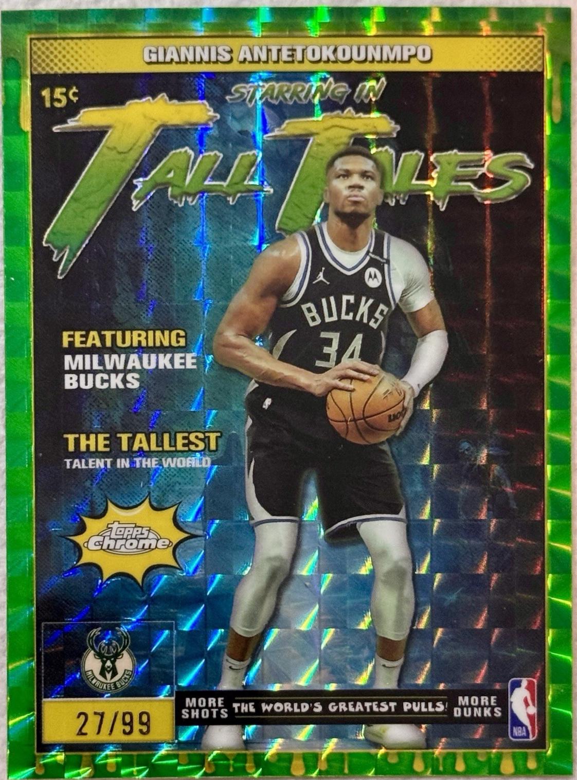 Giannis Antetokounmpo [Refractor Green] #TT-2
