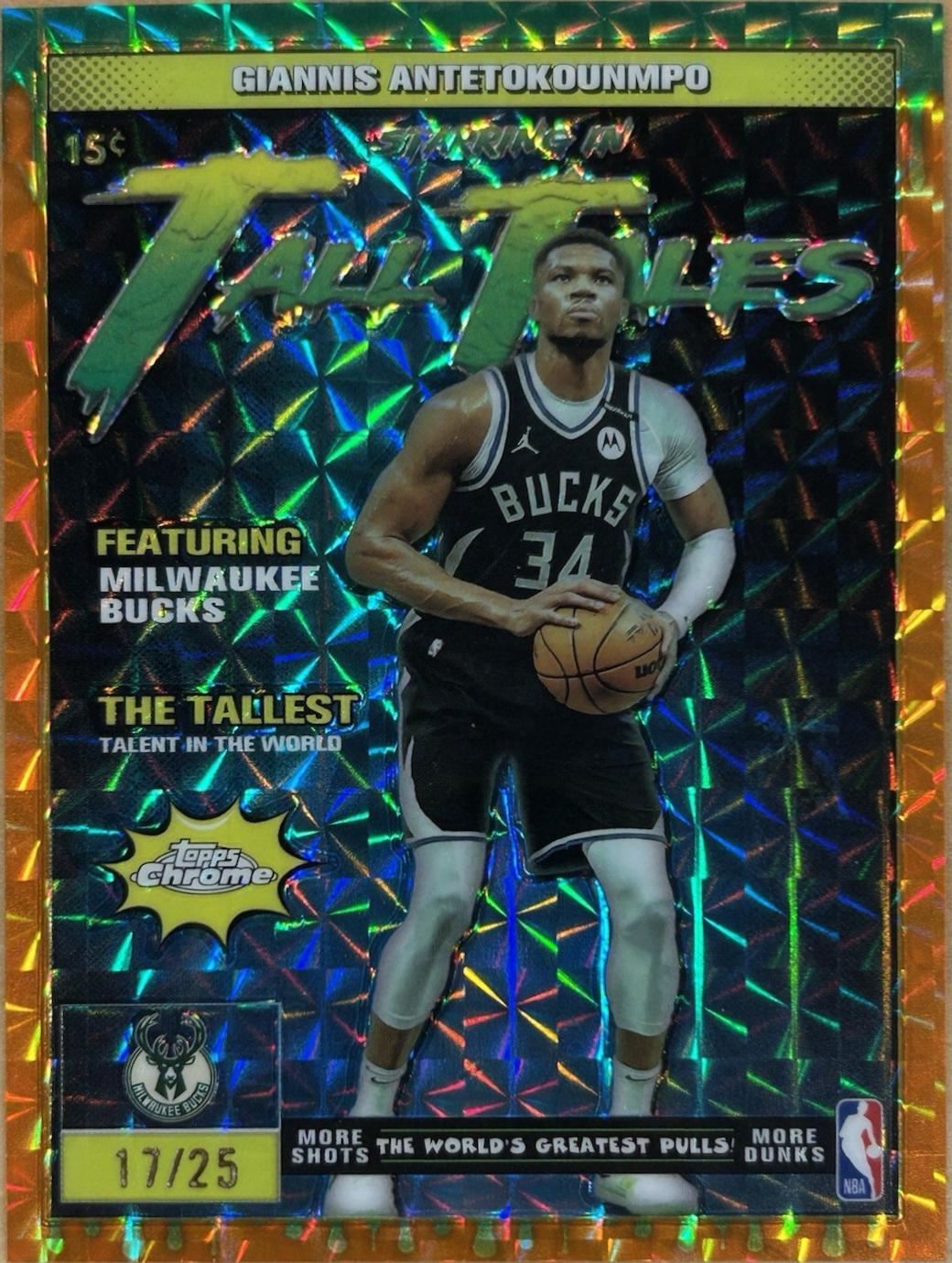 Giannis Antetokounmpo [Refractor Orange] #TT-2