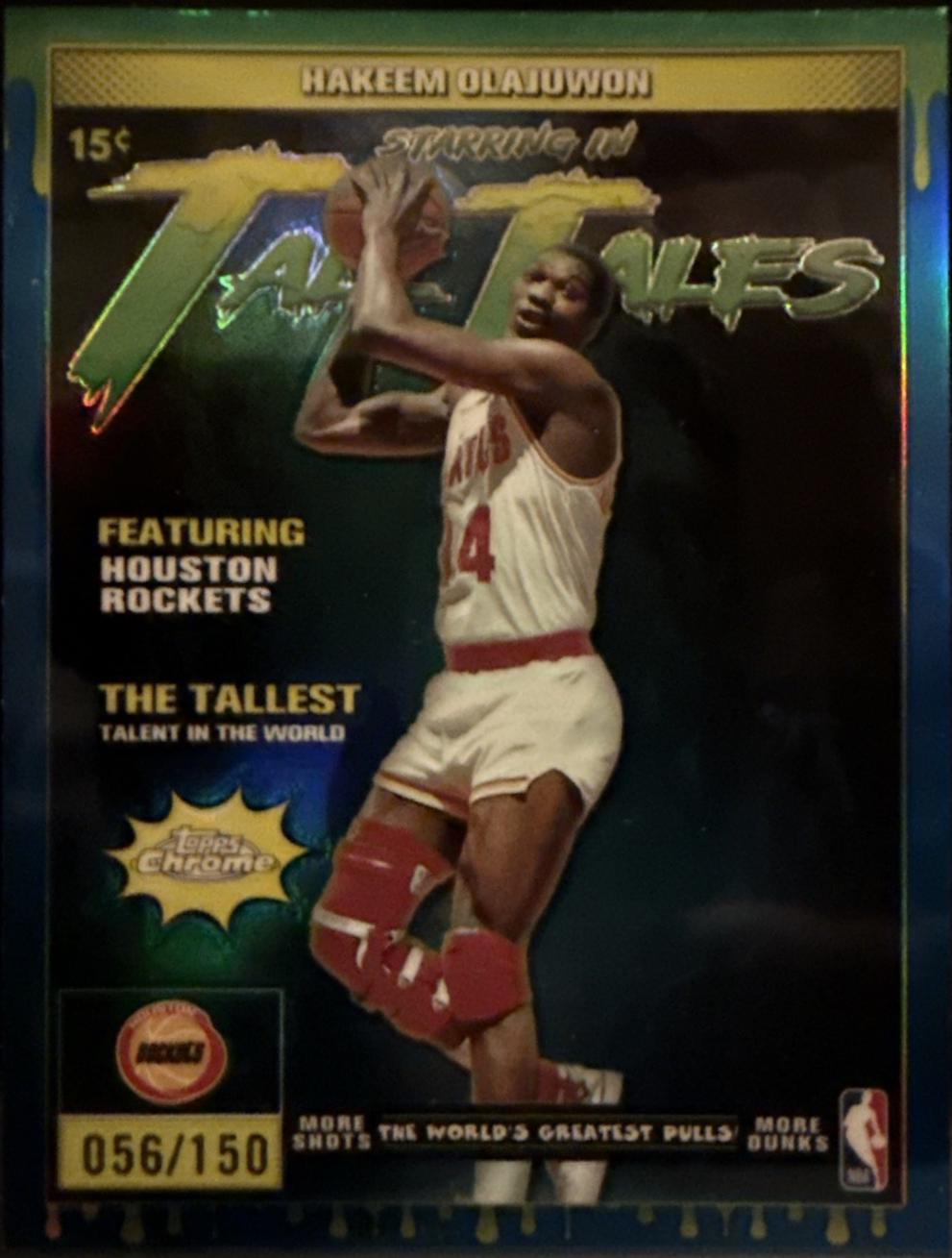 Hakeem Olajuwon [Refractor Blue] #TT-12