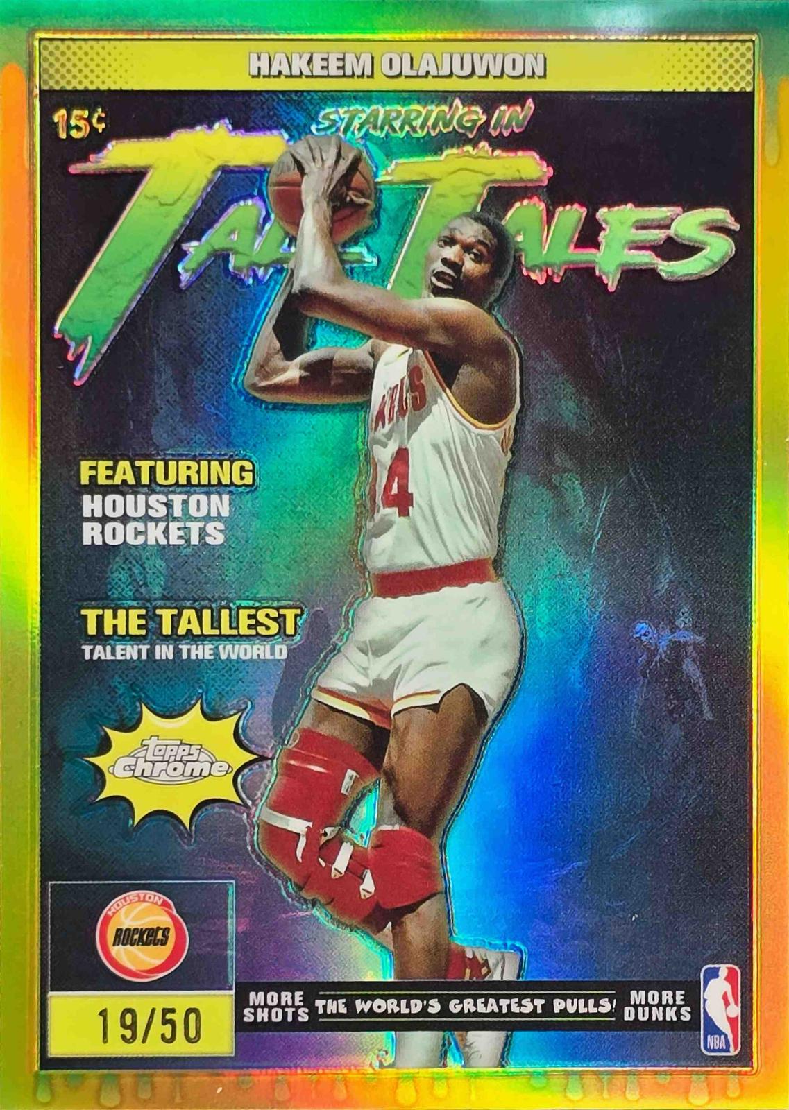 Hakeem Olajuwon [Refractor Gold] #TT-12