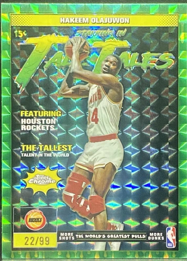 Hakeem Olajuwon [Refractor Green Geometric] #TT-12