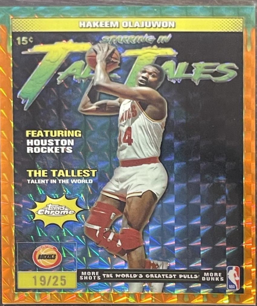 Hakeem Olajuwon [Refractor Orange Geometric] #TT-12