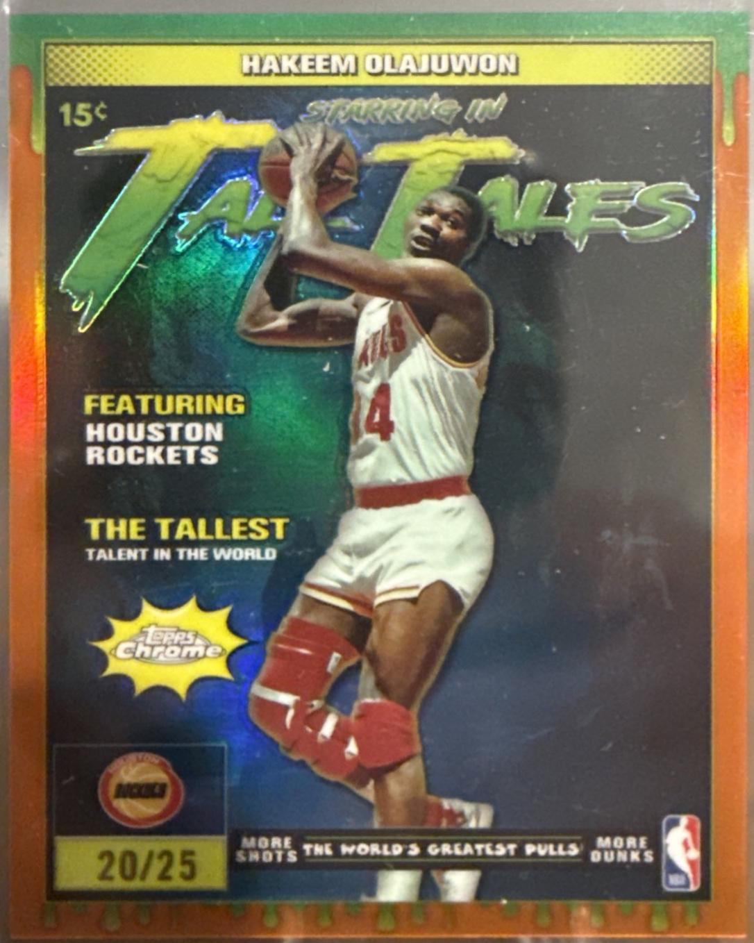 Hakeem Olajuwon [Refractor Orange] #TT-12